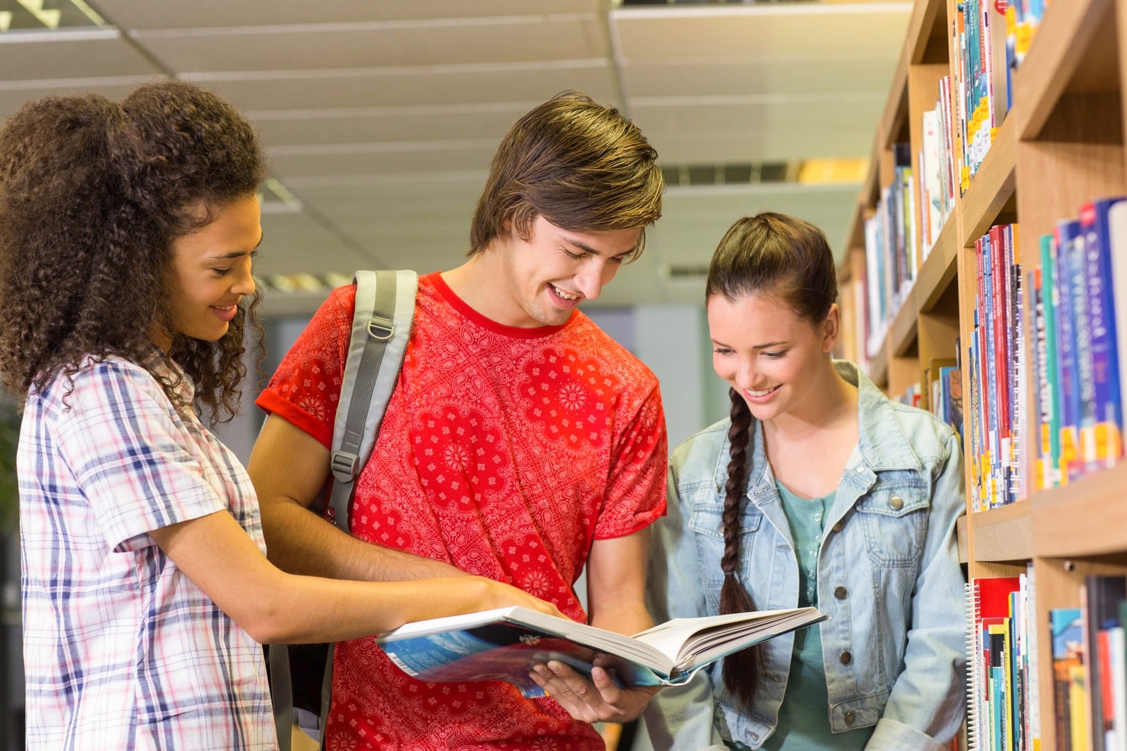 Teens at the pekin public library